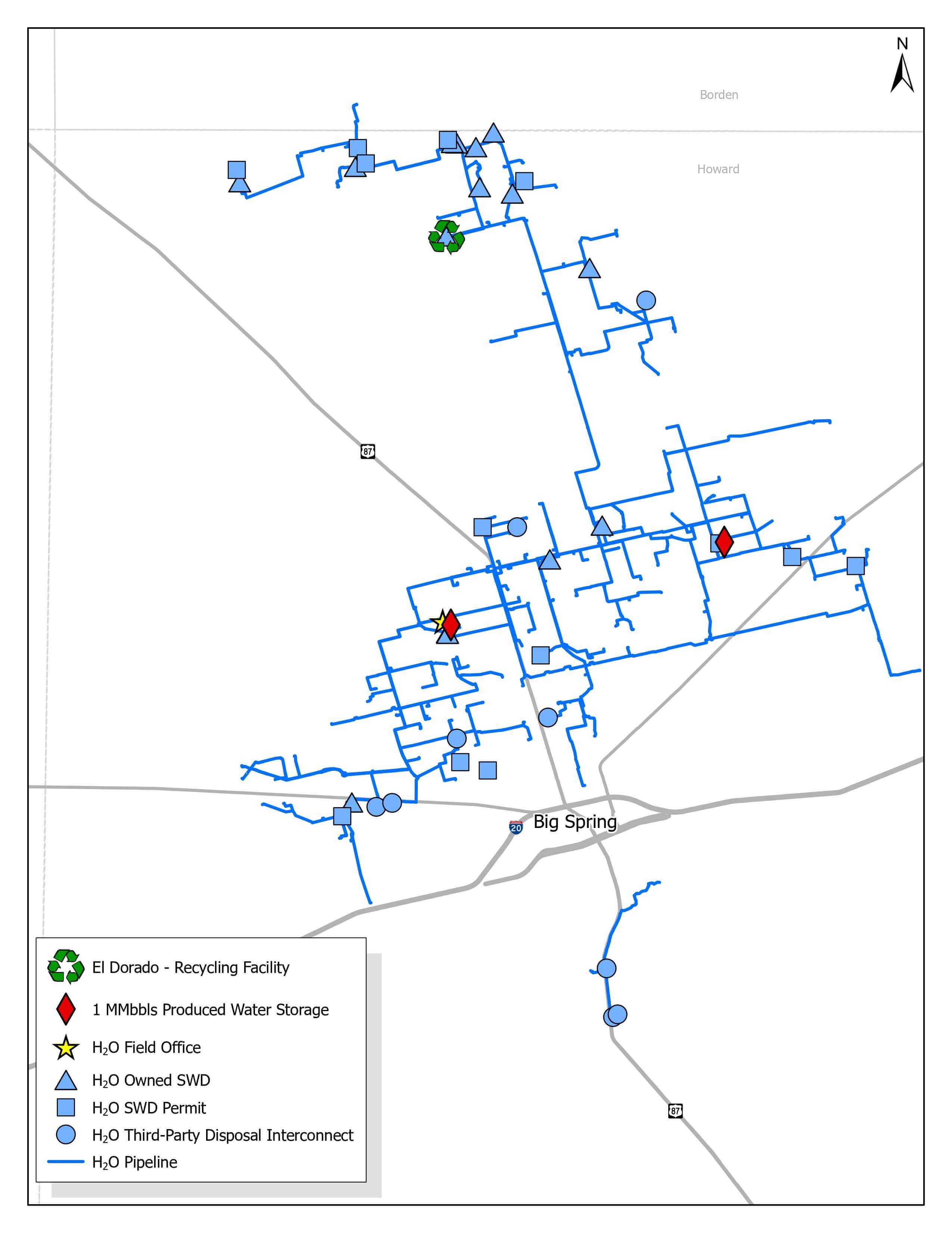 Midland Basin Asset Map